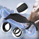 SemenSentry - 9 Vibrating Cock Ring and Penis Sleeve 2 IN 1 Male Vibrator for Couples