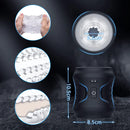 Waterproof Crystal Ribbed Strokers Pocket Pussy Vagina Male Masturbator Cup - xbelo