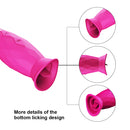 Dual Design G-Spot Mini Tongue Vibrator with Rabbit Ear - xbelo