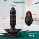 7 Thrusting & Vibrating Modes App Control Anal Plug Vibrator - xbelo