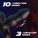 INVADER 3 Thrusting 10 Vibrations Anal Plug with Remote Controller