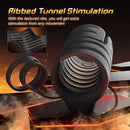 3 in 1 Penis Trainer Vibrator Dual Cock Ring and 9 Vibrating Modes