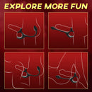 Don - Spherical Vibrating Anal Plug with Penis Rings