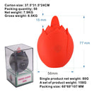 Rose Wireless Remote Control Tongue & Sucking Vibrator - xbelo