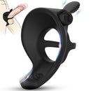 2 IN 1 Balls Dense Tickler Penis Cock Ring - xbelo