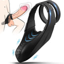 Rocky 10 Vibration Modes Dual Penis Ring - xbelo