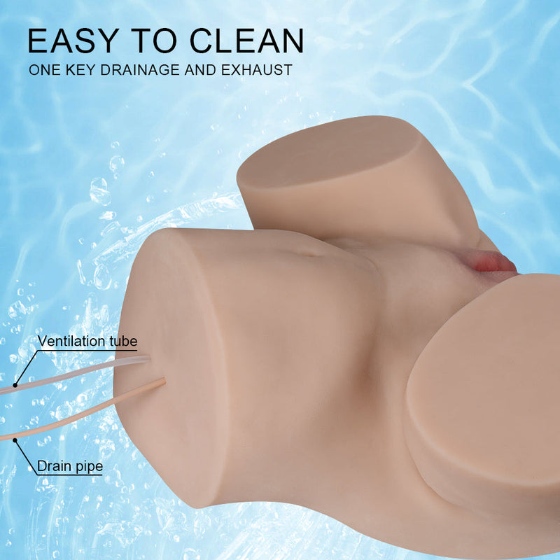 Automatic Vibrating Sucking Dual Channel Sex Dolls 22.04lb - Kimberly Clark - xbelo