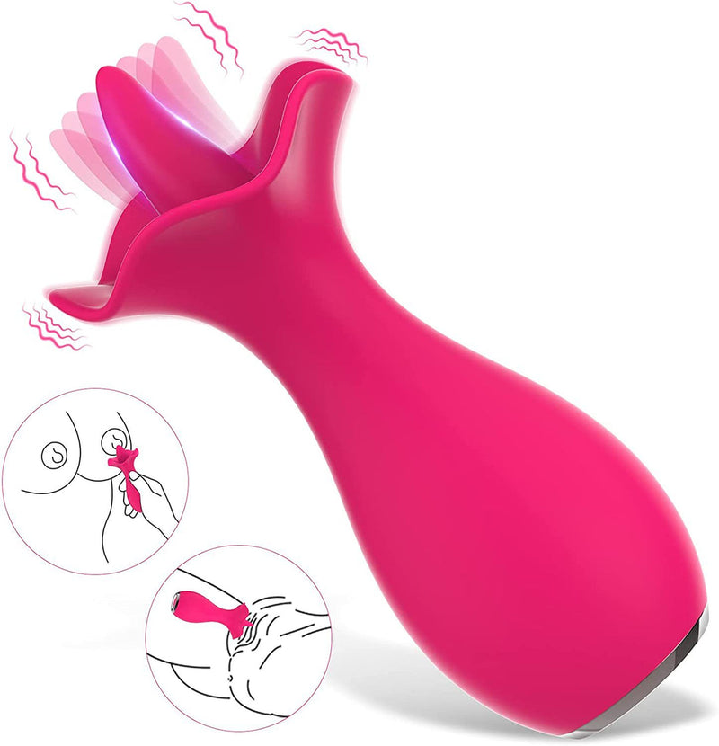 Rose Licking Vibrator - xbelo