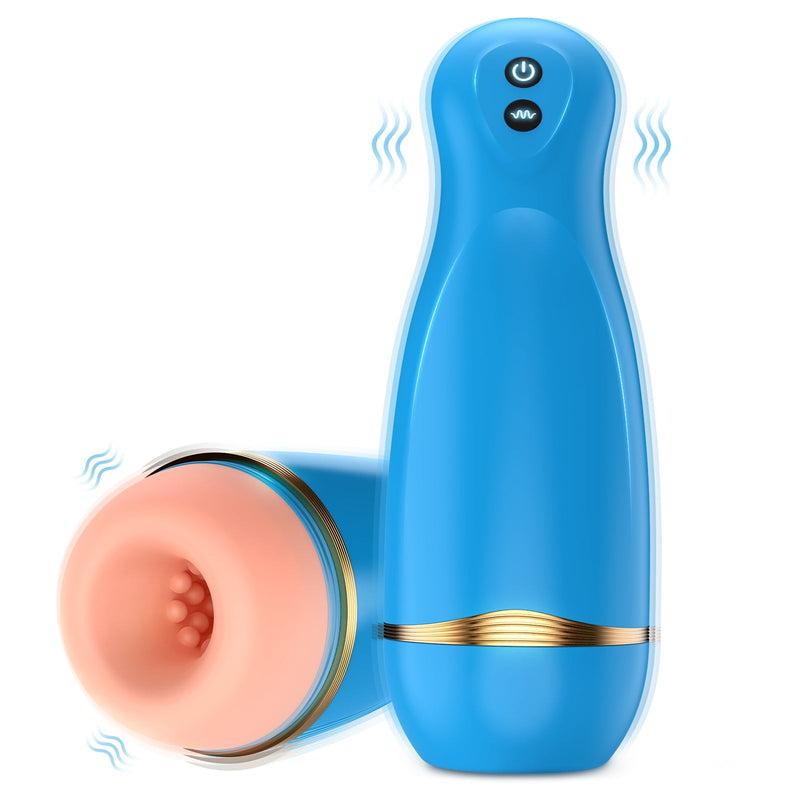 Automatic Squeezing 10 Vibration Modes Deep Throat Masturbator - xbelo