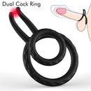 Tentacular Tickler Vibrating Dual Cock Ring - xbelo
