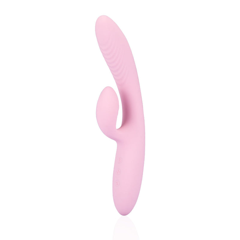 Heating Handheld Massager Vibrator-Pink - xbelo