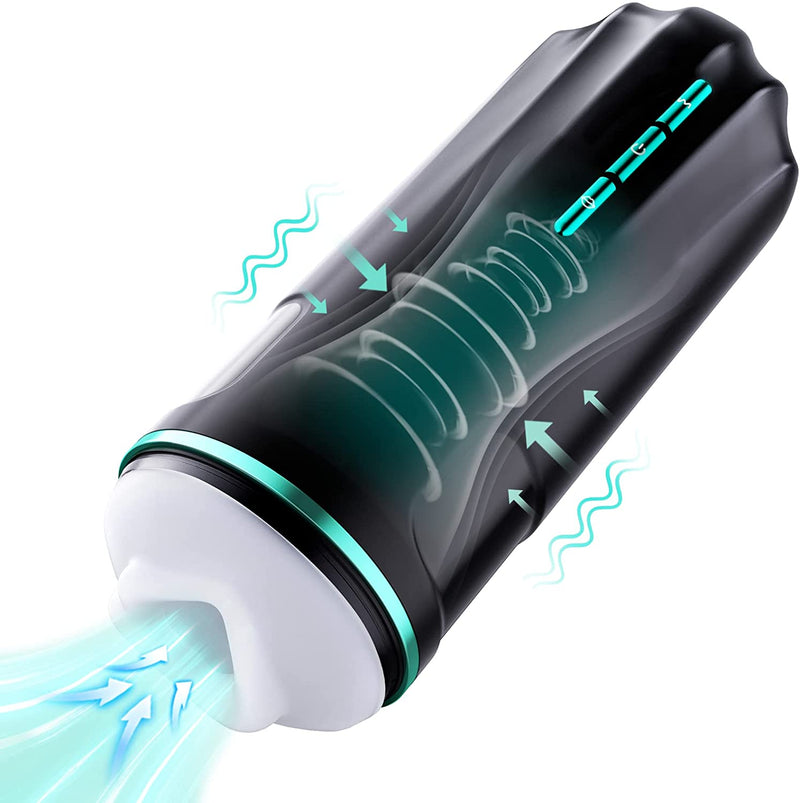 5 Suction 5 Vibration Automatic Electric Penis Stimulator Blowjob Masturbator - xbelo