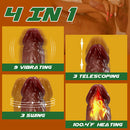 Neil 9 Vibrating 3 Telescoping Swing Realistic Dildo Vibrator 8.86 INCH - xbelo