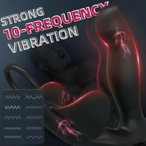 Elysium - 10 Vibrating 42°C Heating Prostate & Perineal Massager