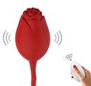 Rose Remote Control Vibrator Red - xbelo