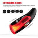 3 IN 1 Vibrating Heating Blowjob Simulator - xbelo