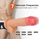 8.46In Thrusting Realistic Dildo Vibrator with 7 Telescopic Modes Heating - xbelo