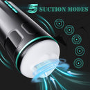 5 Suction 5 Vibration Automatic Electric Penis Stimulator Blowjob Masturbator - xbelo
