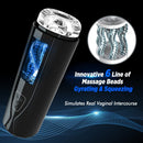 Automatic Male Masturbator Gyrating Strokers with 6 Lines Massage Beads - xbelo