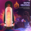Automatic Sucking Male Masturbator Cup with Heating Suction 5 Vibrations - xbelo