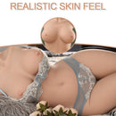 Half Body Torso Sex Doll Likelife Size with Plump Tits and Butt 35.27lb - Isabella - xbelo