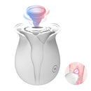 Multicolor Rose Vibrator With 10 Sucking Modes - xbelo
