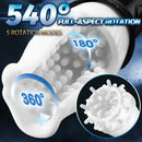 Hayden 5-Frequncy Rotation 10 Speeds Vibration Oral Sex Masturbation Cup - xbelo