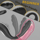 REYER Wearable Prostate Massager 10 Quiet Vibrations Dual Cock Ring - xbelo