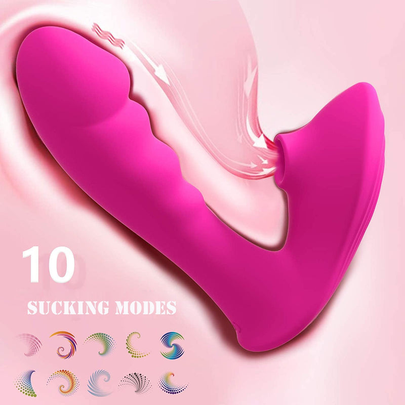 10 Sucking Modes & Vibration Modes G-spot Vibrator - xbelo