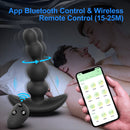 APP & Remote Control Anal Vibrator Prostate Massager - xbelo