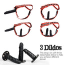 3 Size Removable Silicone Rubber Dildos with Harness Belt - xbelo