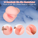 3D Realistic Male Ass Masturbator with Virgin Vagina & Anal Stroker - xbelo