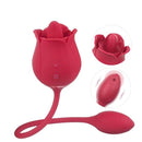 Rose Toy With 9 Tongue Licking Modes Clitoral Vibrator - xbelo