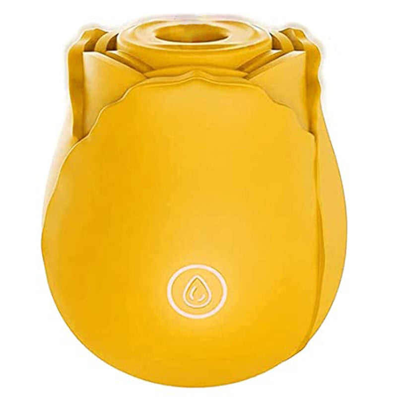 Yellow Rose Toy Sucking Clitoral Vibrator - xbelo