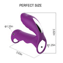 12 Vibration Modes Vibrating Penis Ring-Purple - xbelo