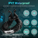 10 Vibration Modes Perineum Massager Dual Penis Ring - xbelo