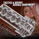 S-HANDE 9 Vibrating 9 Sucking Transparent Penis Enlargement Pump