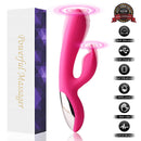 2 In 1 Clitoral Tongue Nipple Licking Sucking Thrusting Machine Vibrator - xbelo