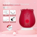 10 Suction Oral Sex Rose Clitoral Stimulator Vibrator - xbelo