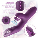 3 in 1 bunny vibrator 5 sucking with heating function - xbelo