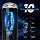 Automatic Male Masturbator Gyrating Strokers with 6 Lines Massage Beads - xbelo