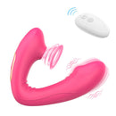 10 Vibration Modes G Spot Clitoral Licking Vibrator-Red - xbelo