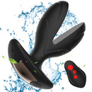 Monster Expansion Anal Plug with Electric Shock Pulse Vibrator - xbelo