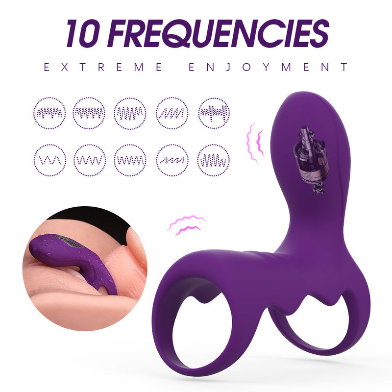 10 Frequencies Vibration Penis Ring - xbelo