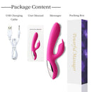 2 In 1 Clitoral Tongue Nipple Licking Sucking Thrusting Machine Vibrator - xbelo