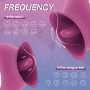 Rose Vibrator, 2 in 1 Licking & Vibrating Nipples Clitoral Stimulator - xbelo