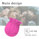 Multicolor Rose Vibrator With 10 Sucking Modes - xbelo