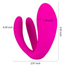 Wireless Couple Vibrator Waterproof - Red - xbelo