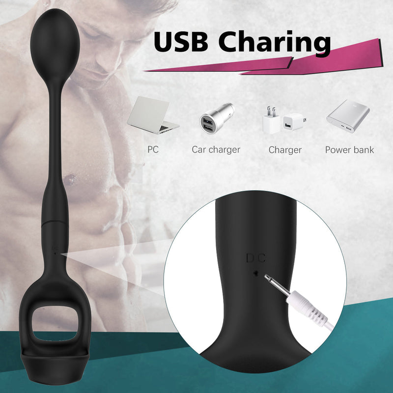 PENGUIN Anal Vibrator with Cock Ring - xbelo