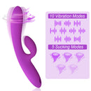 42°C Temperature 10 Vibration Double-Headed Vibrator - xbelo